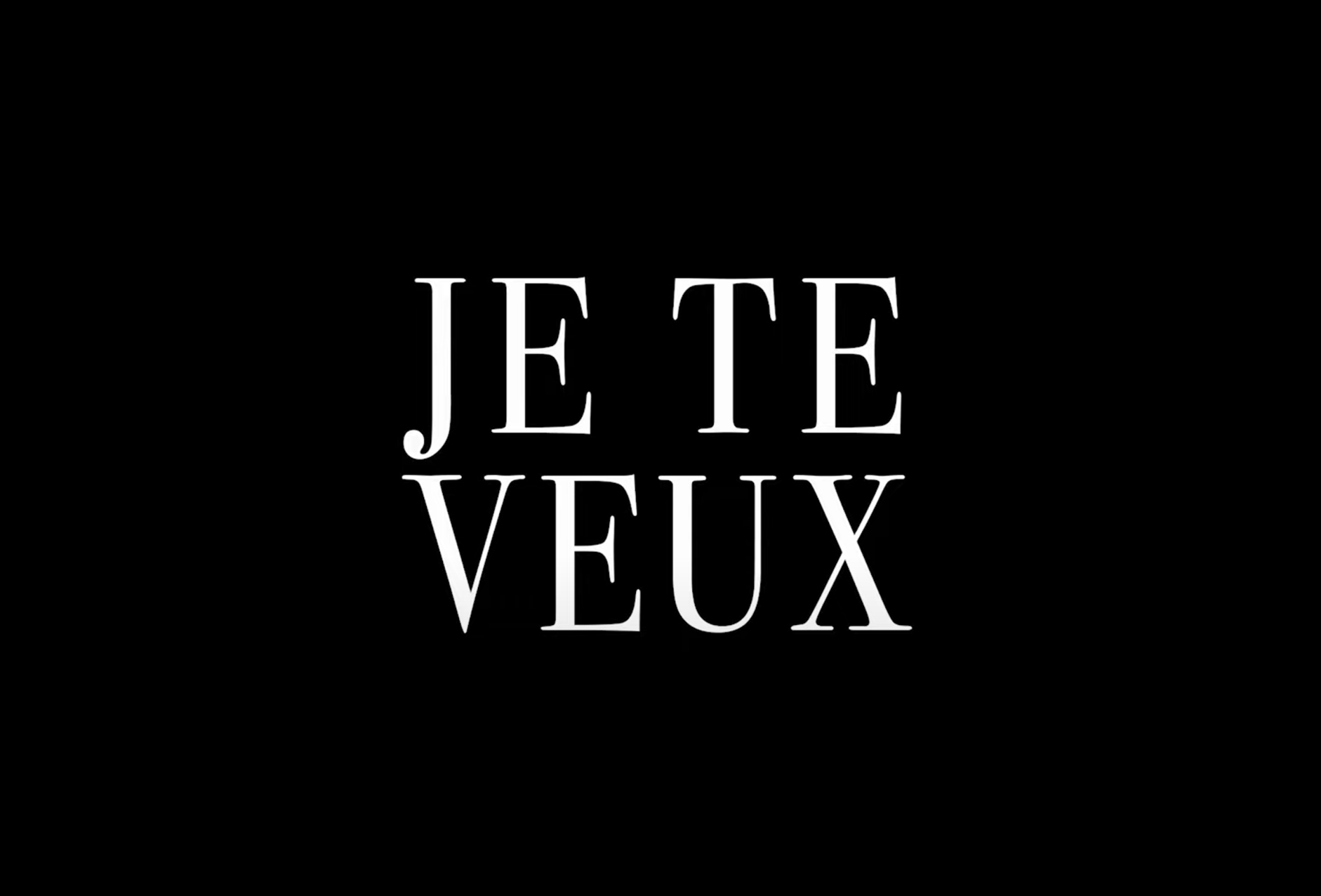 平野絢士「JE TE VEUX」